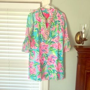 Lilly Pulitzer Elenora silk dress xxs